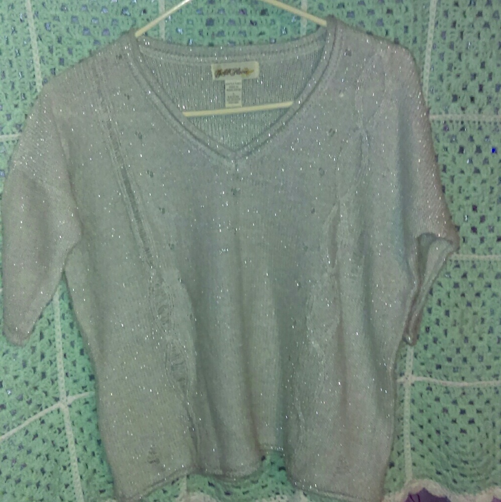 Gorgeous Gray sparkly top